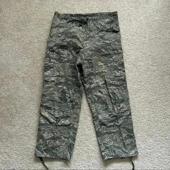USAF Cold Weather Tiger Stripe Camouflage Trousers Pants L Men SPM1C1-08-D-1041 - Picture 2 of 15